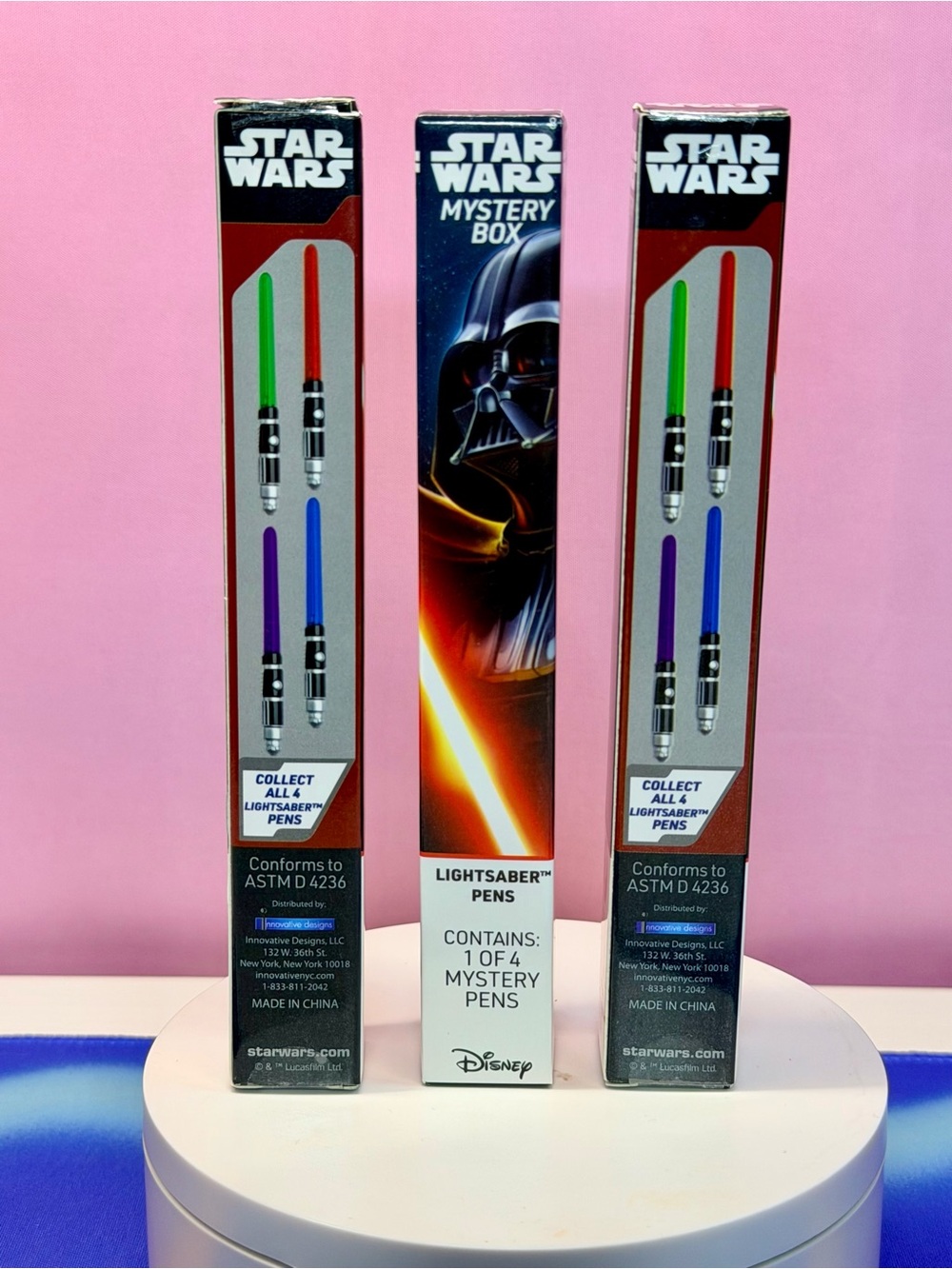 Star Wars Lightsaber Pen - Green, Red, Blue, Purple Options - 1 pen